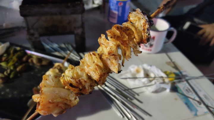 烤白菜(烤白菜串)