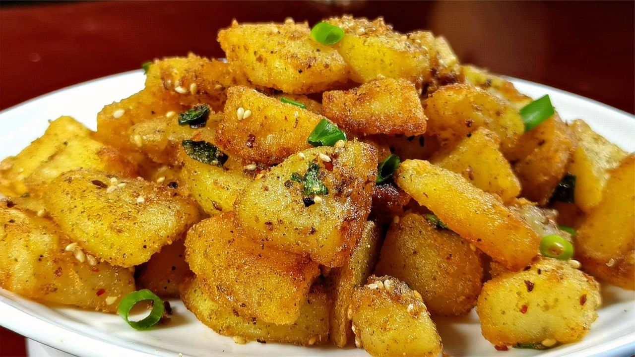 椒盐土豆片(椒盐土豆片怎么炒才好吃)