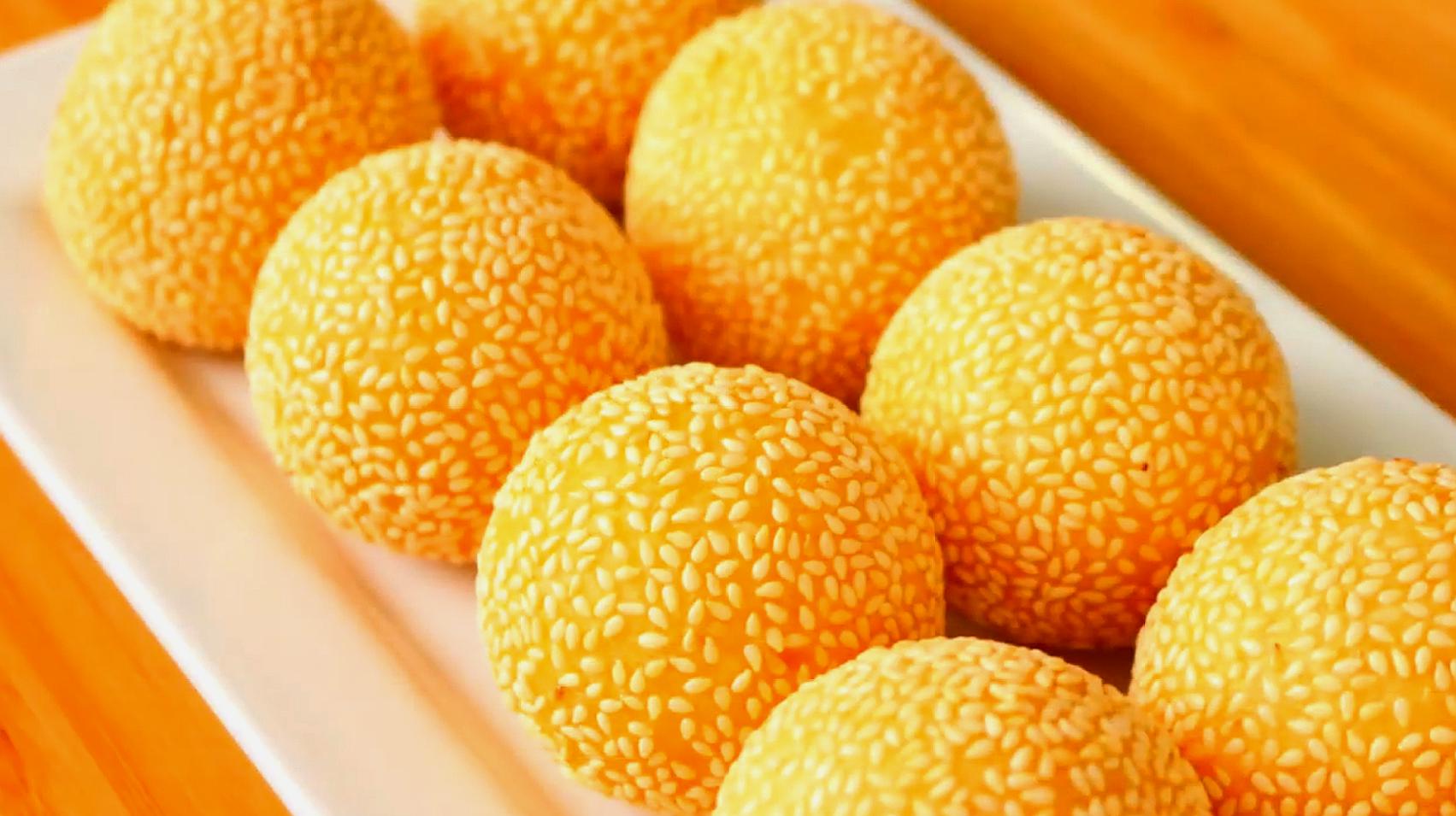 空心芝麻球(空心芝麻球制作配方窍门)